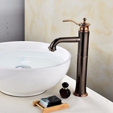 Kitchen Sink Faucet Profession Red Brass Bathroom Faucet Kitchen Sink Basin Mixer Tap Tall Body Hot and Cold Water Sink Faucet - B07FZS2ZSH